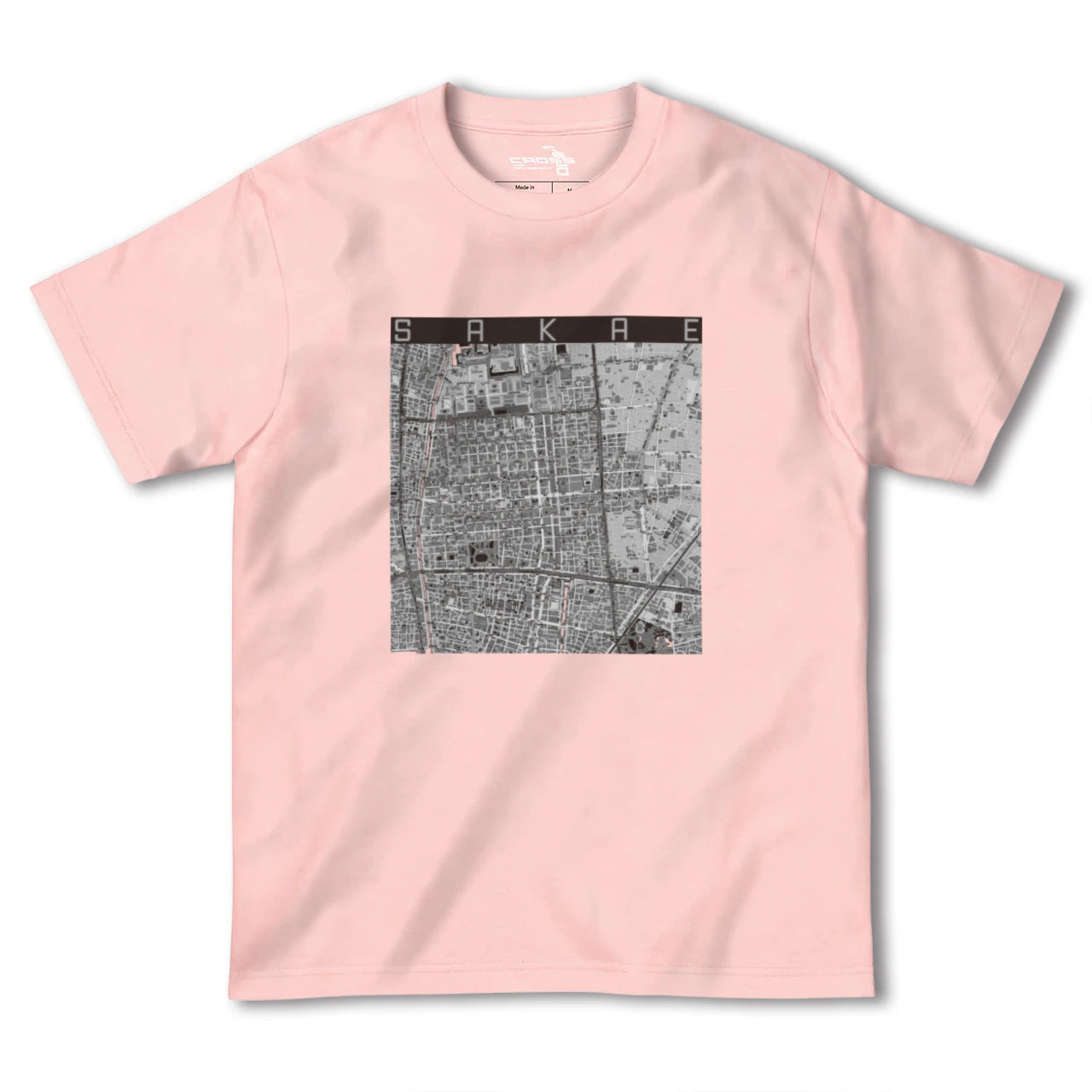 【栄(愛知県)】地図柄ヘビーウェイトTシャツ