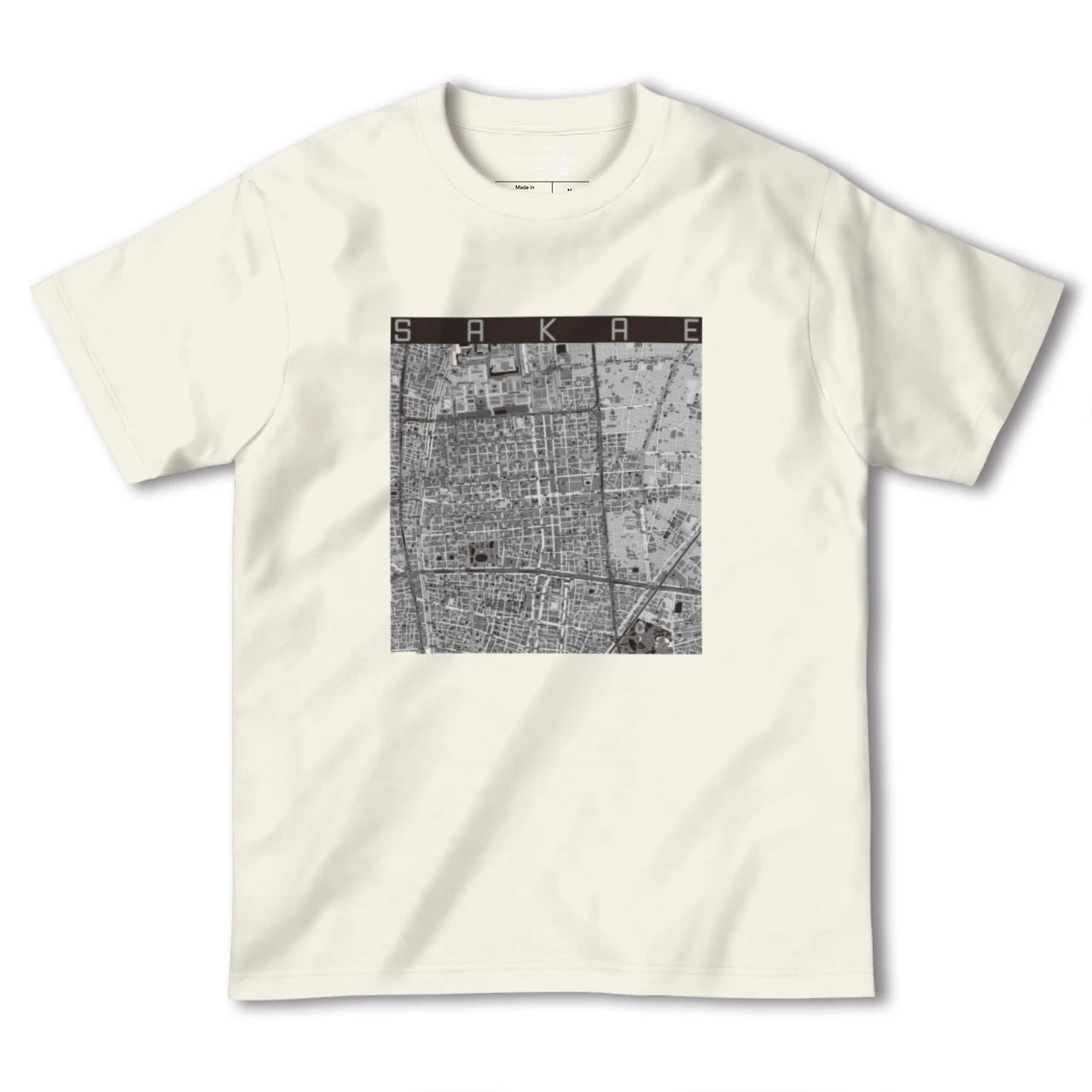 【栄(愛知県)】地図柄ヘビーウェイトTシャツ