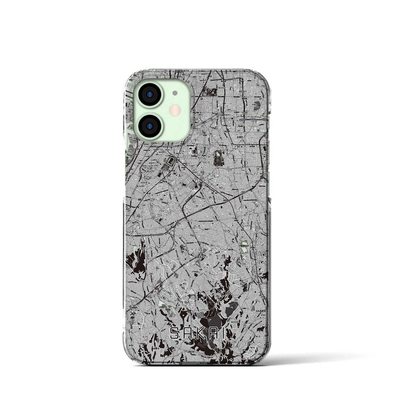 【堺2(大阪府)】地図柄iPhoneケース(クリアタイプ)