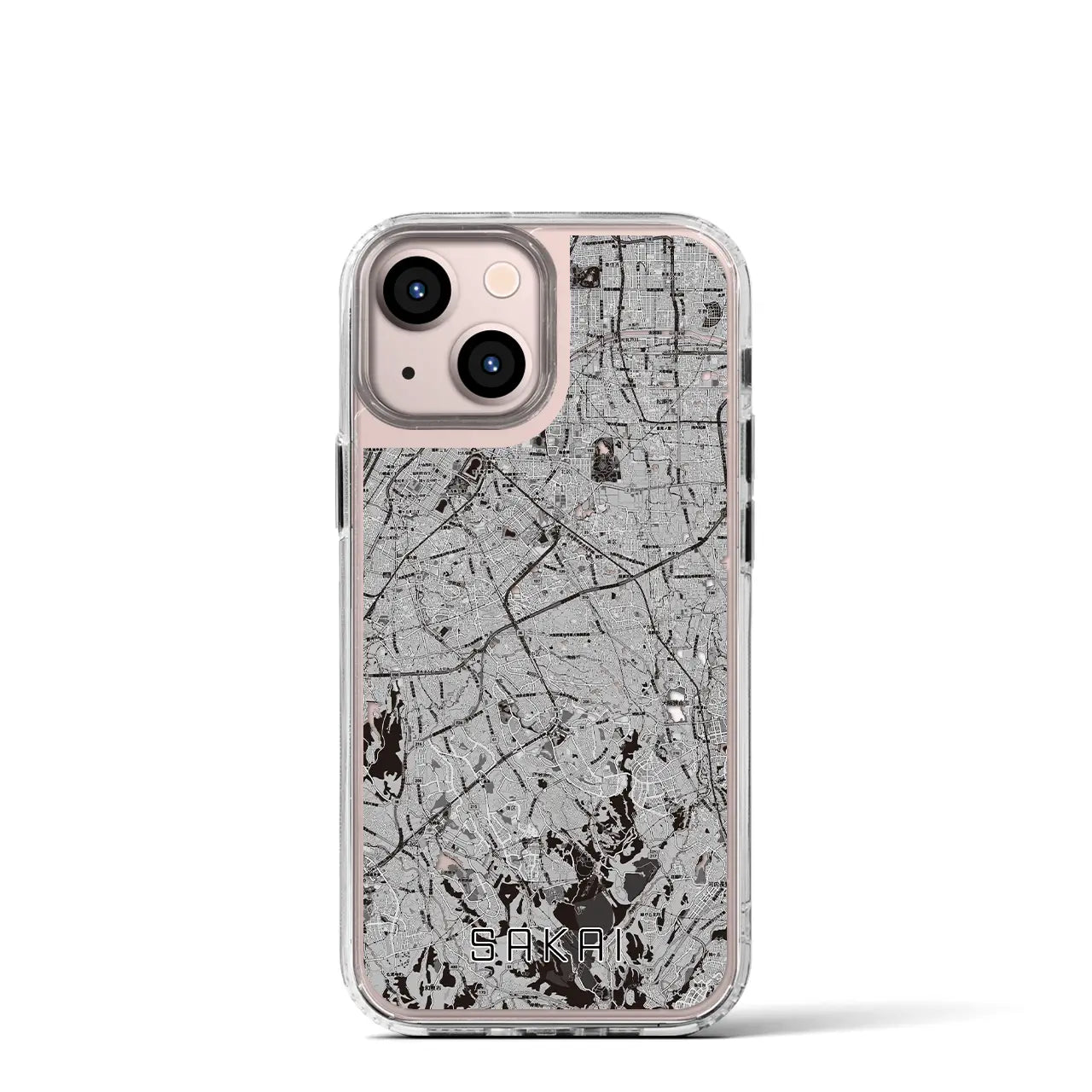 【堺2(大阪府)】地図柄iPhoneケース(MagSafeタイプ)