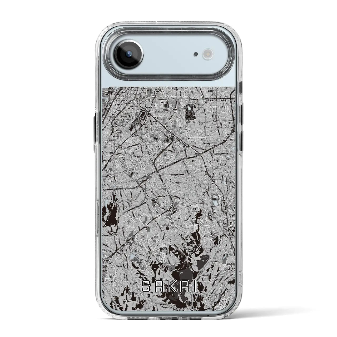 【堺2(大阪府)】地図柄iPhoneケース(MagSafeタイプ)