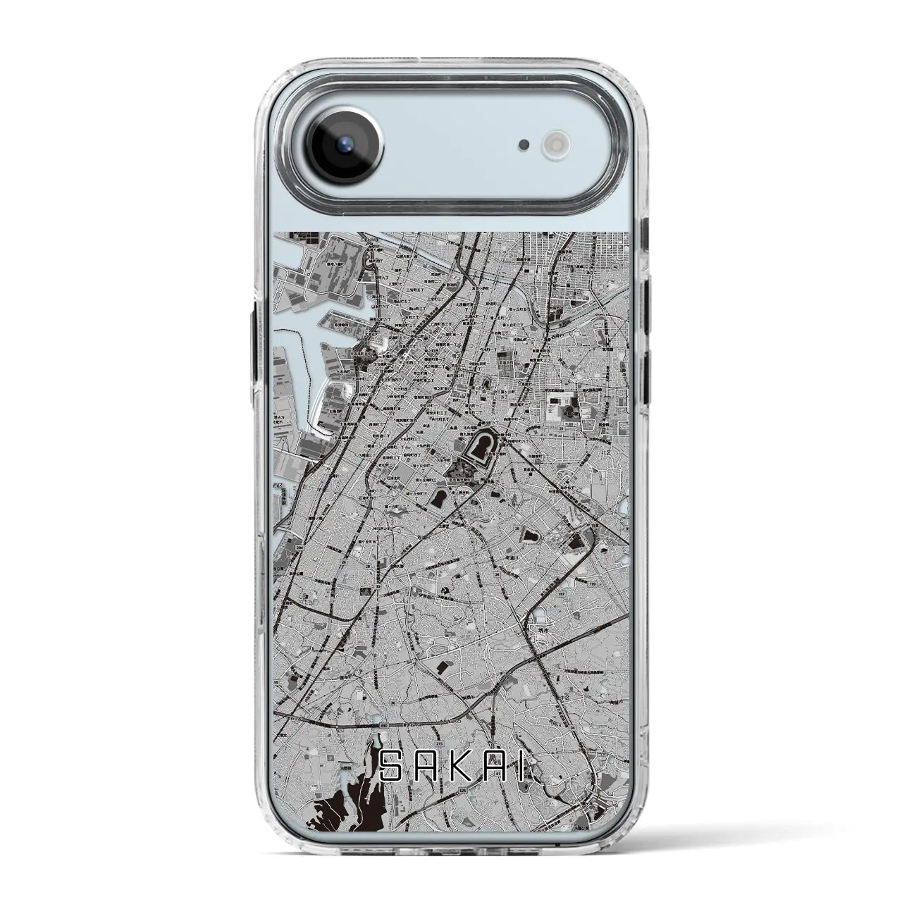 【堺(大阪府)】地図柄iPhoneケース(MagSafeタイプ)