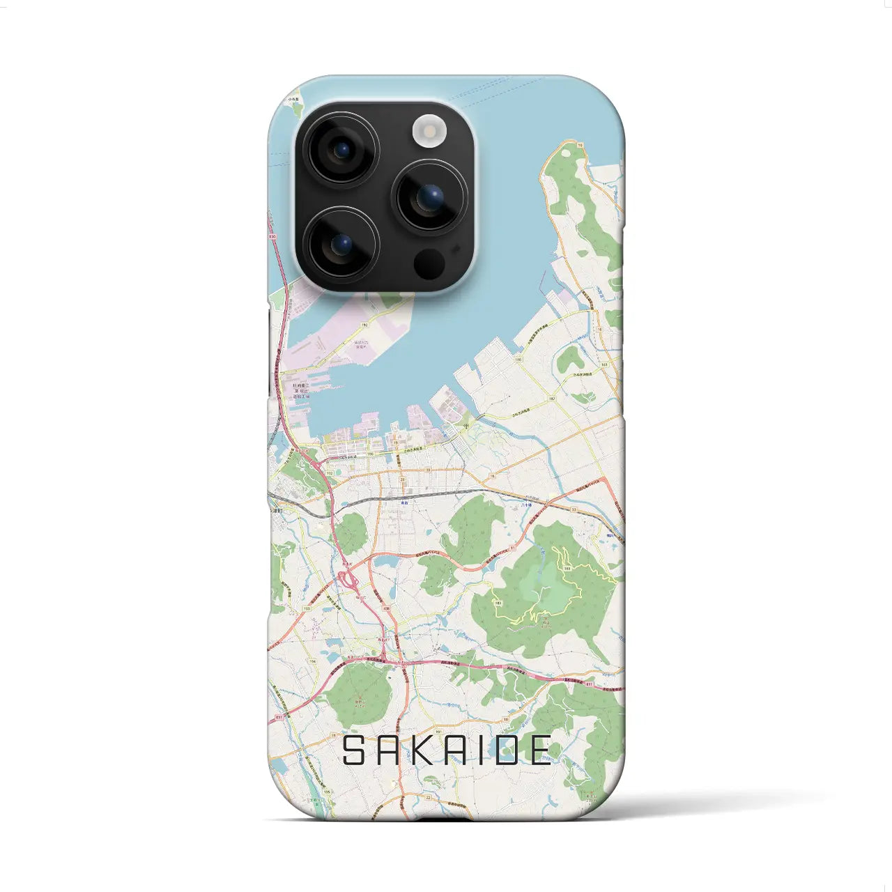 【坂出(香川県)】地図柄iPhoneケース(バックカバータイプ)