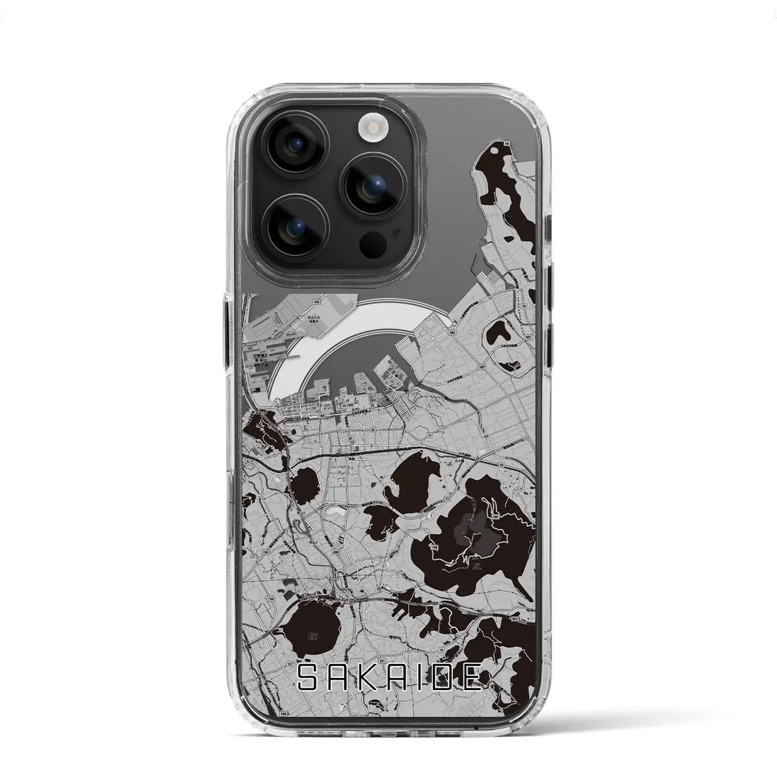 【坂出(香川県)】地図柄iPhoneケース(MagSafeタイプ)