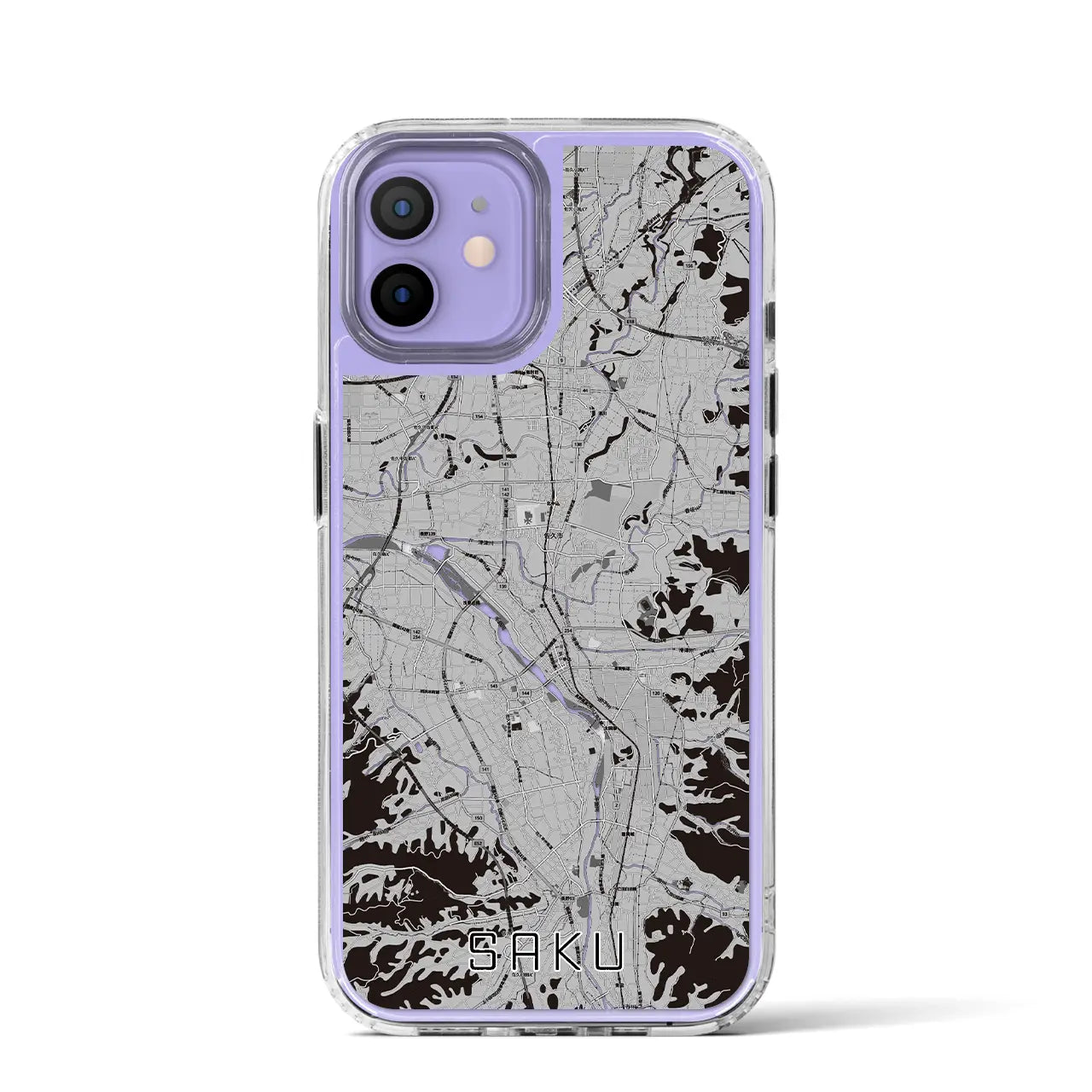 【佐久(長野県)】地図柄iPhoneケース(MagSafeタイプ)
