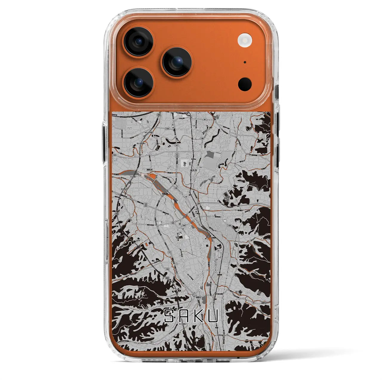 【佐久(長野県)】地図柄iPhoneケース(MagSafeタイプ)