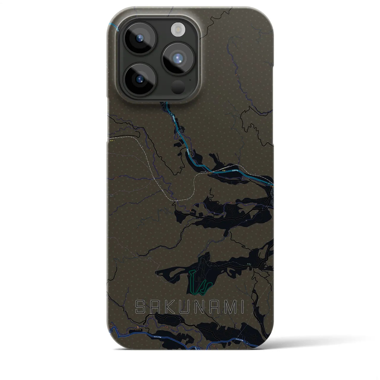【作並(宮城県)】地図柄iPhoneケース(バックカバータイプ)