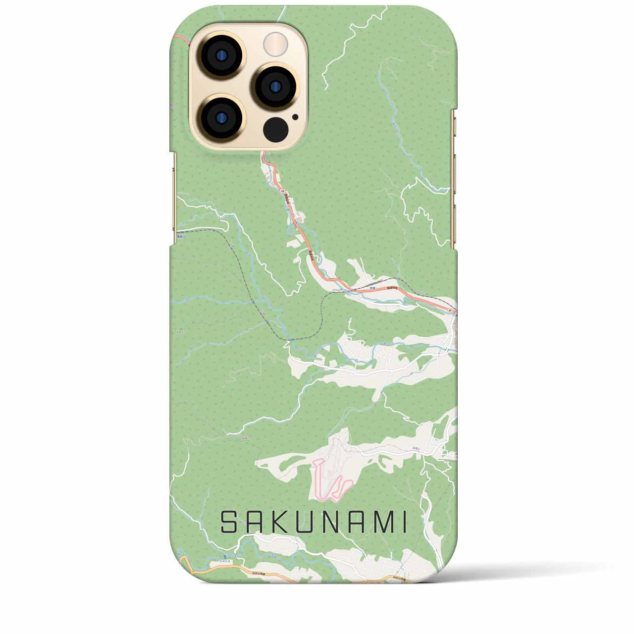 【作並(宮城県)】地図柄iPhoneケース(バックカバータイプ)