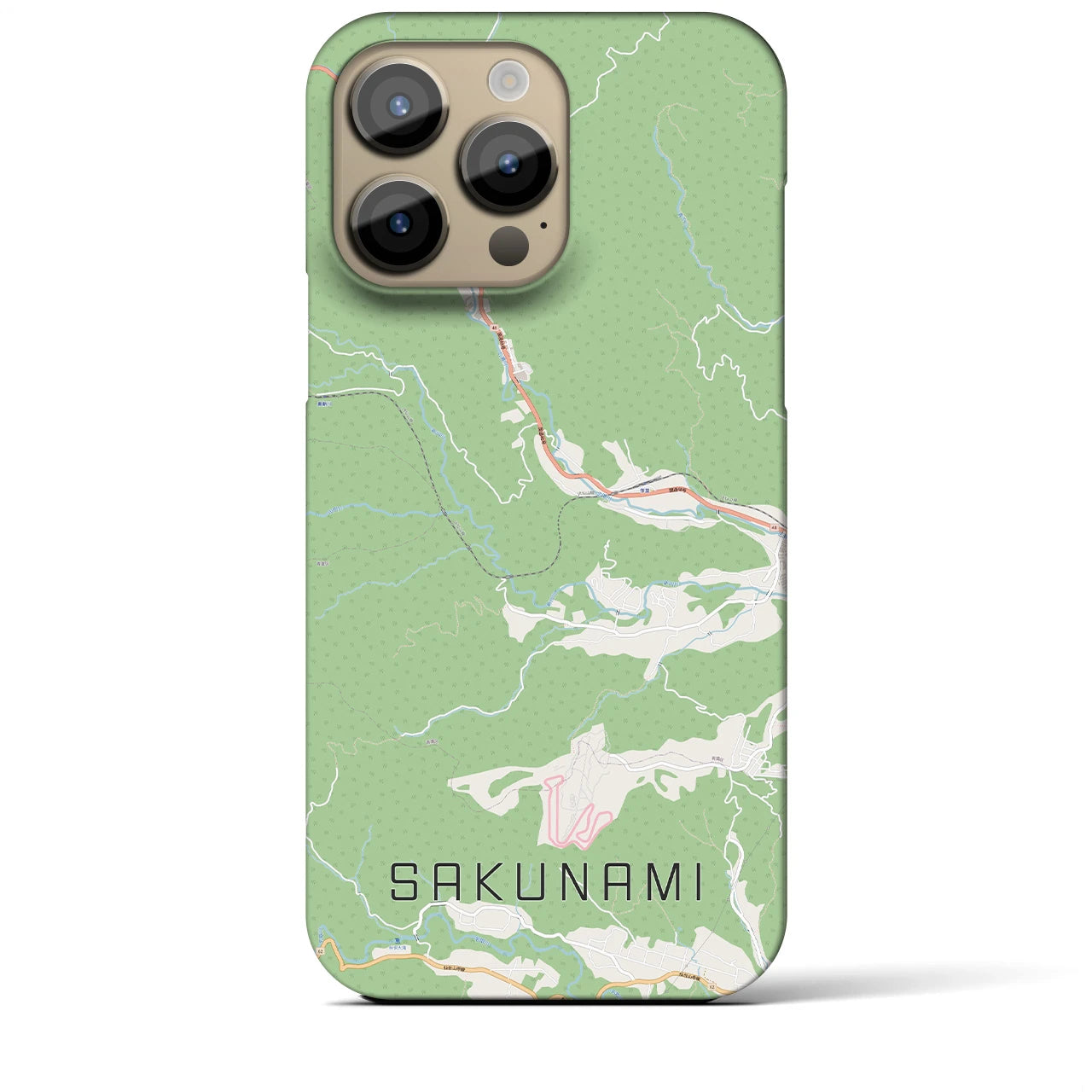 【作並(宮城県)】地図柄iPhoneケース(バックカバータイプ)