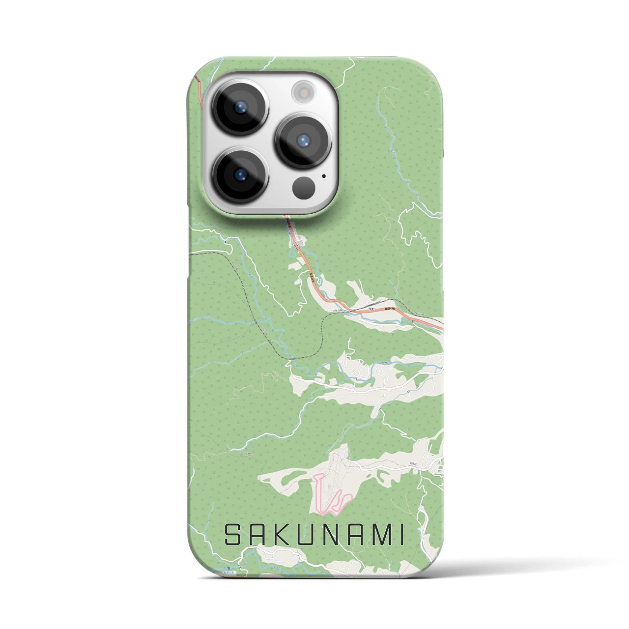 【作並(宮城県)】地図柄iPhoneケース(バックカバータイプ)
