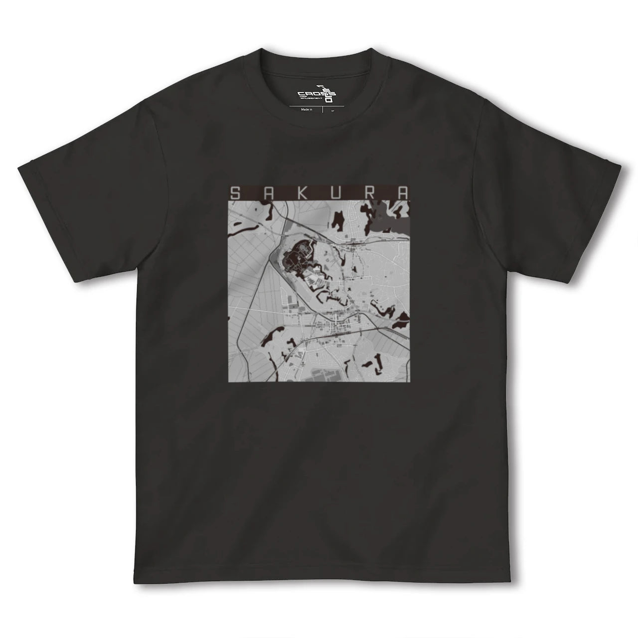 【佐倉(千葉県)】地図柄ヘビーウェイトTシャツ