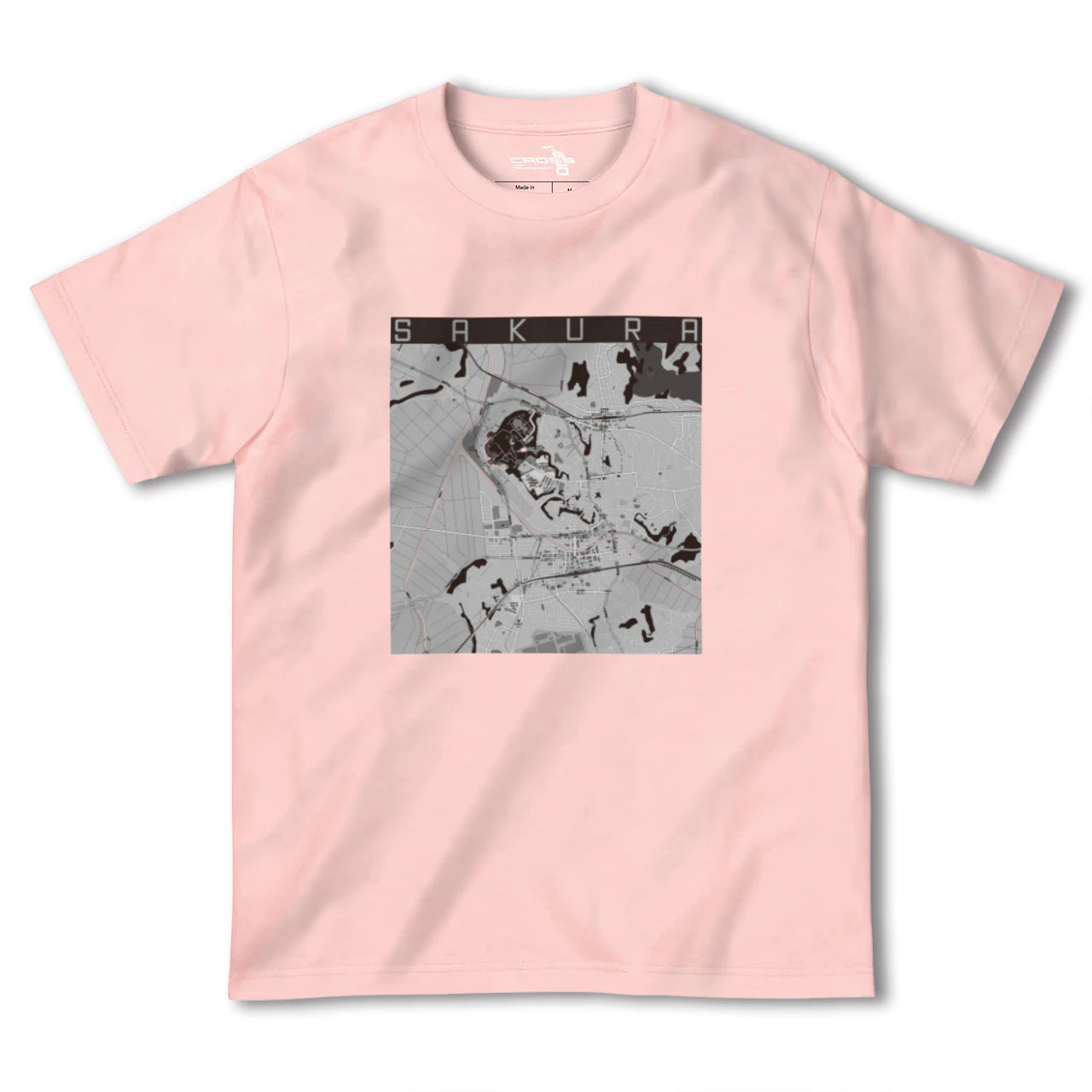 【佐倉(千葉県)】地図柄ヘビーウェイトTシャツ