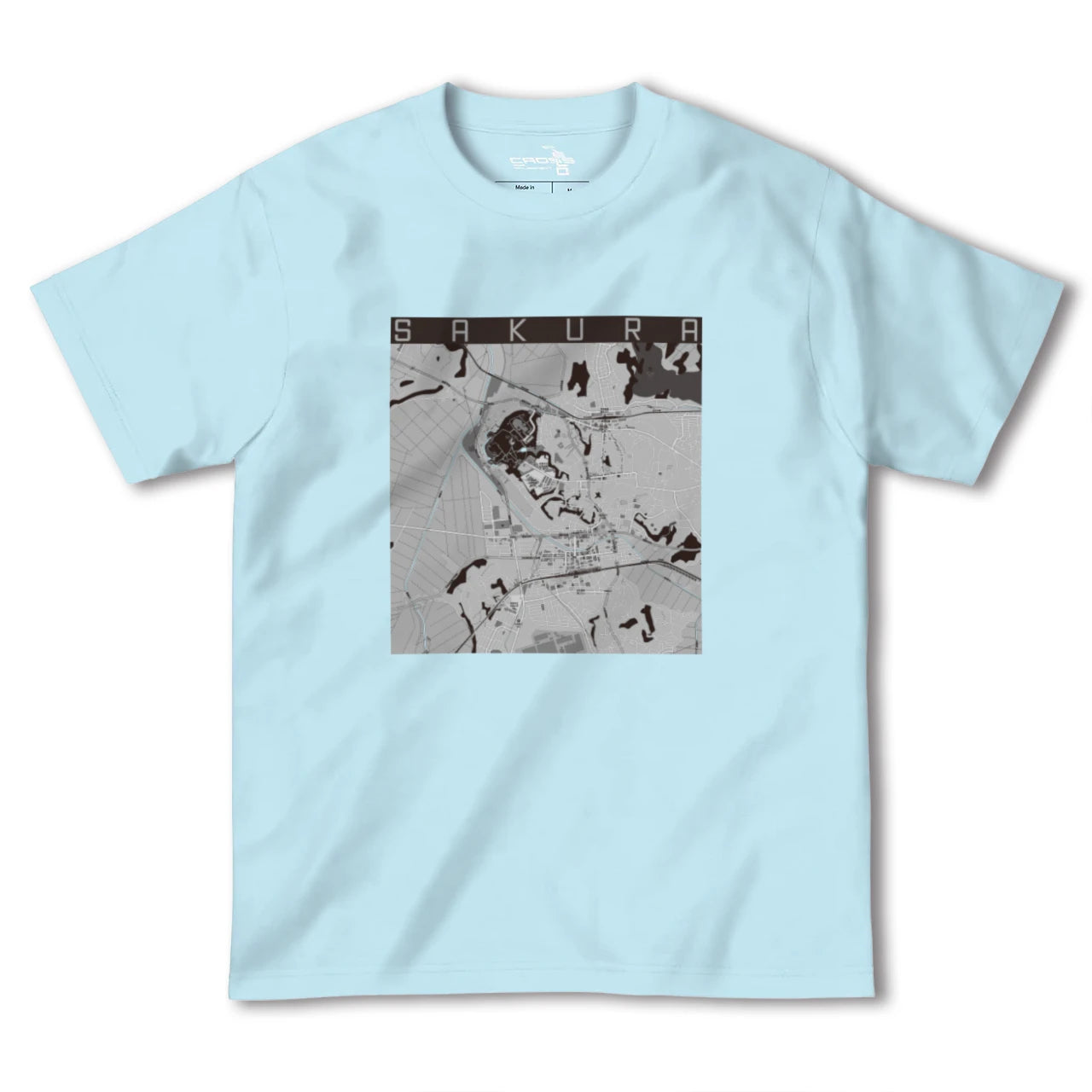 【佐倉(千葉県)】地図柄ヘビーウェイトTシャツ