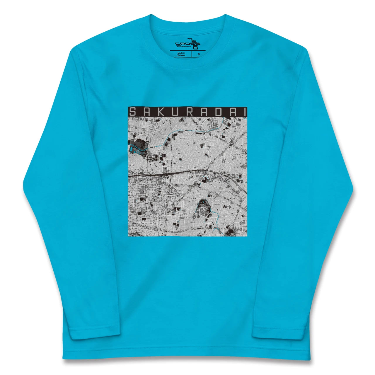 【桜台(東京都)】地図柄ロングスリーブTシャツ