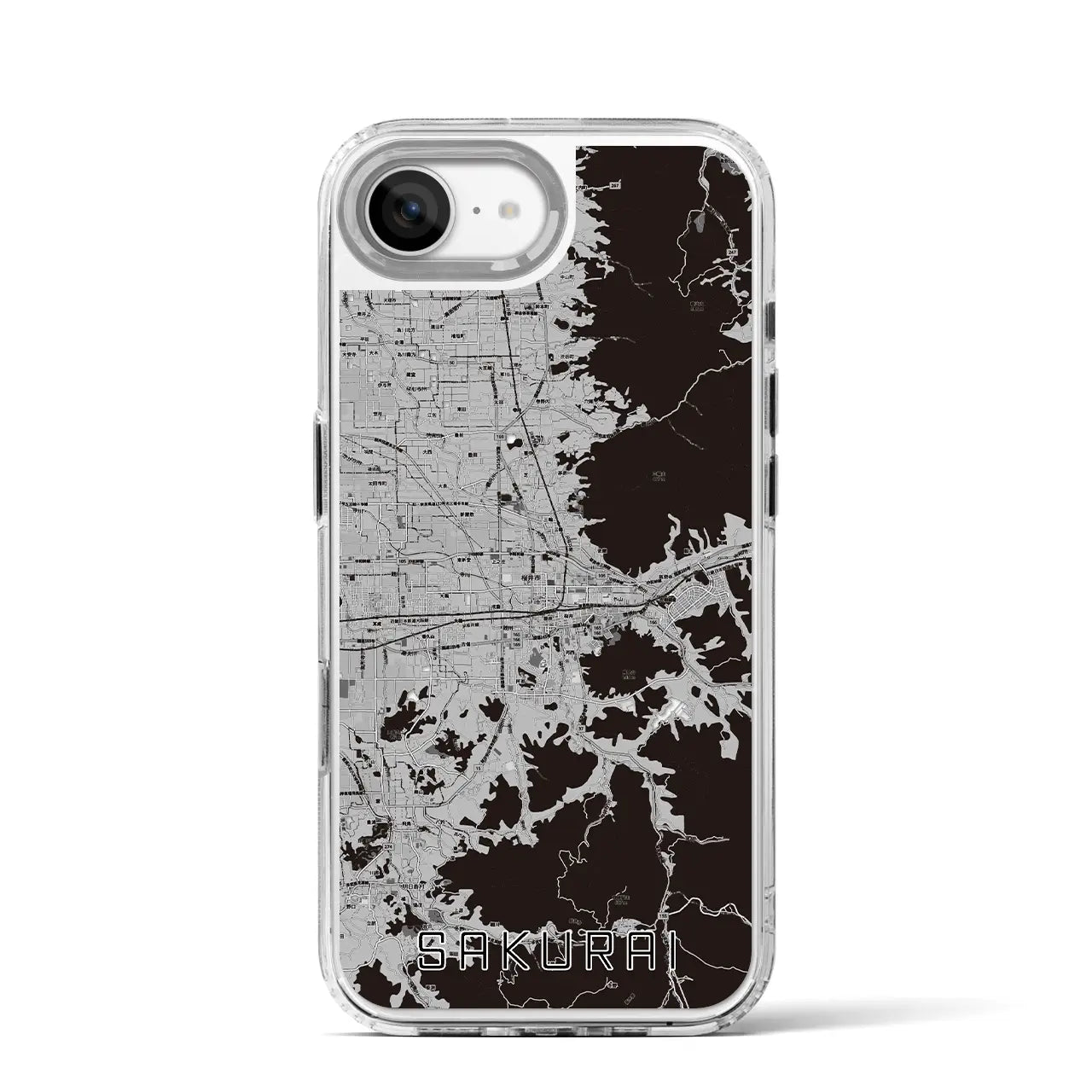 【桜井(奈良県)】地図柄iPhoneケース(MagSafeタイプ)