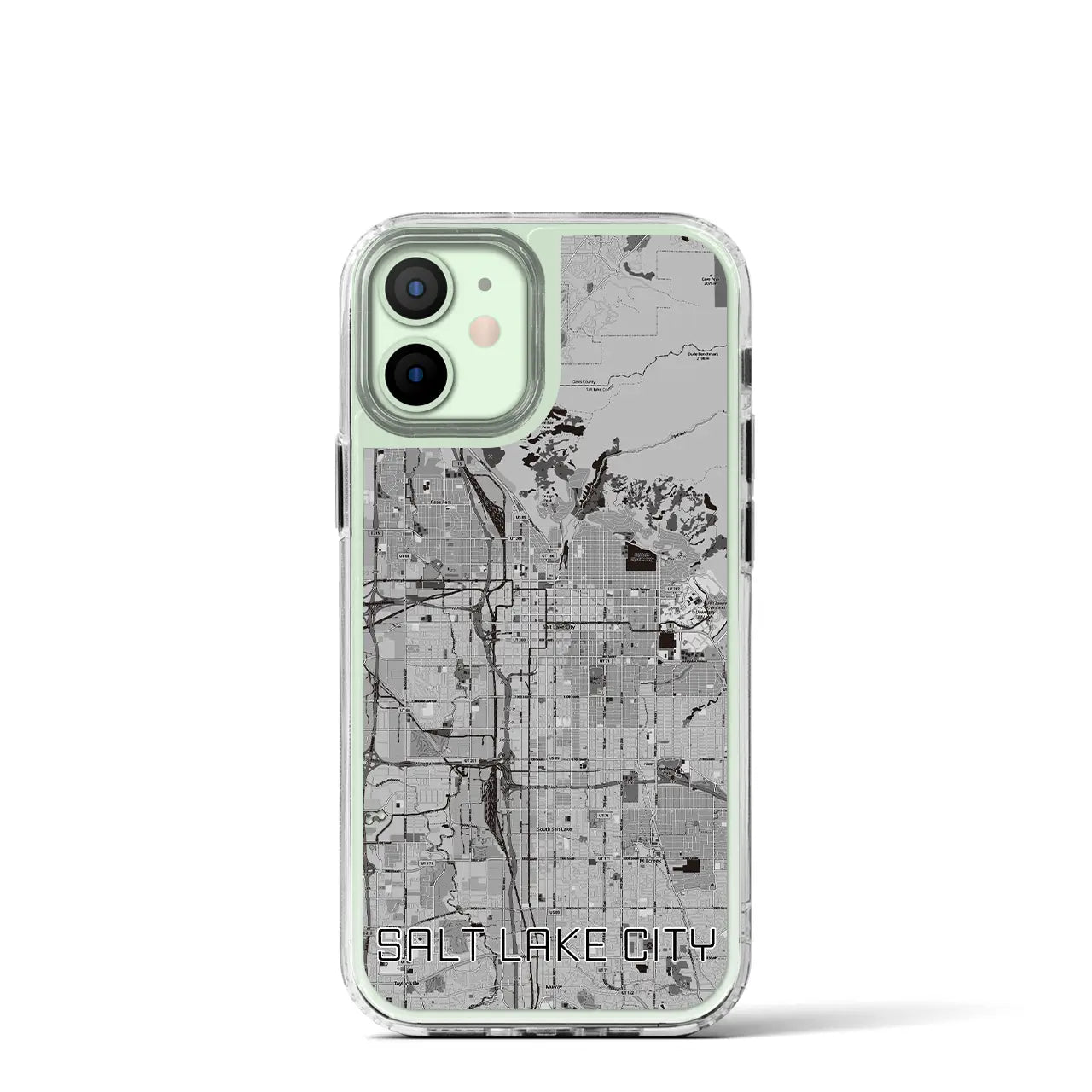 【ソルトレイクシティ(アメリカ)】地図柄iPhoneケース(MagSafeタイプ)