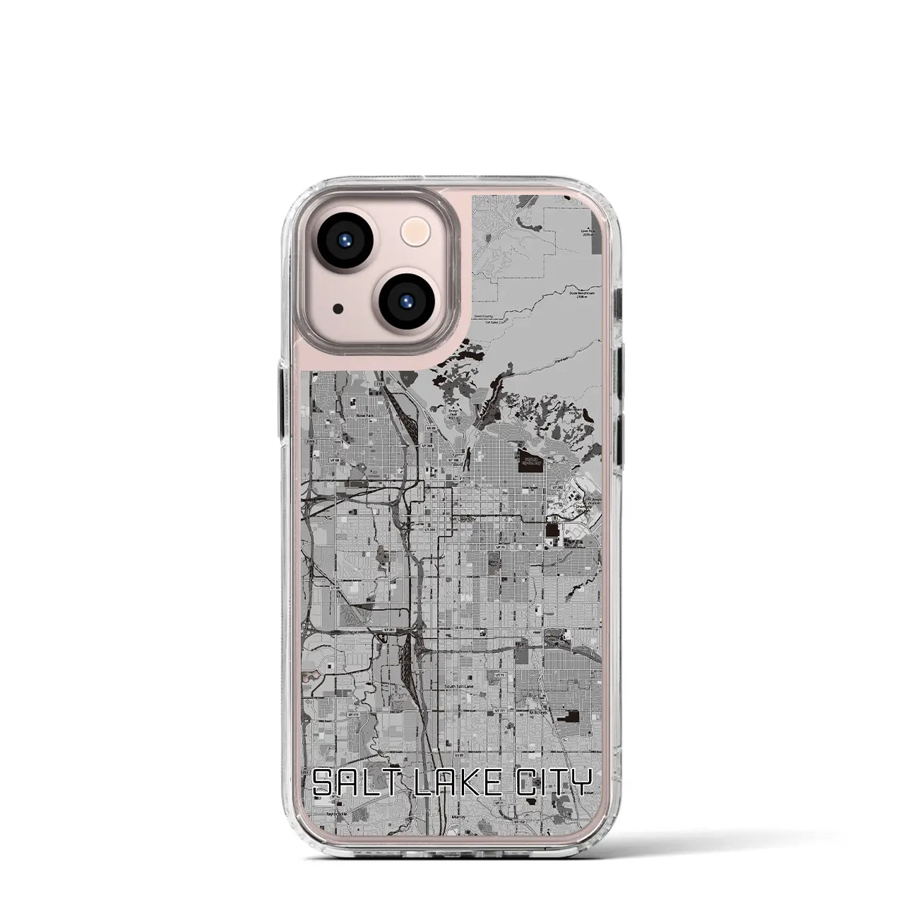【ソルトレイクシティ(アメリカ)】地図柄iPhoneケース(MagSafeタイプ)