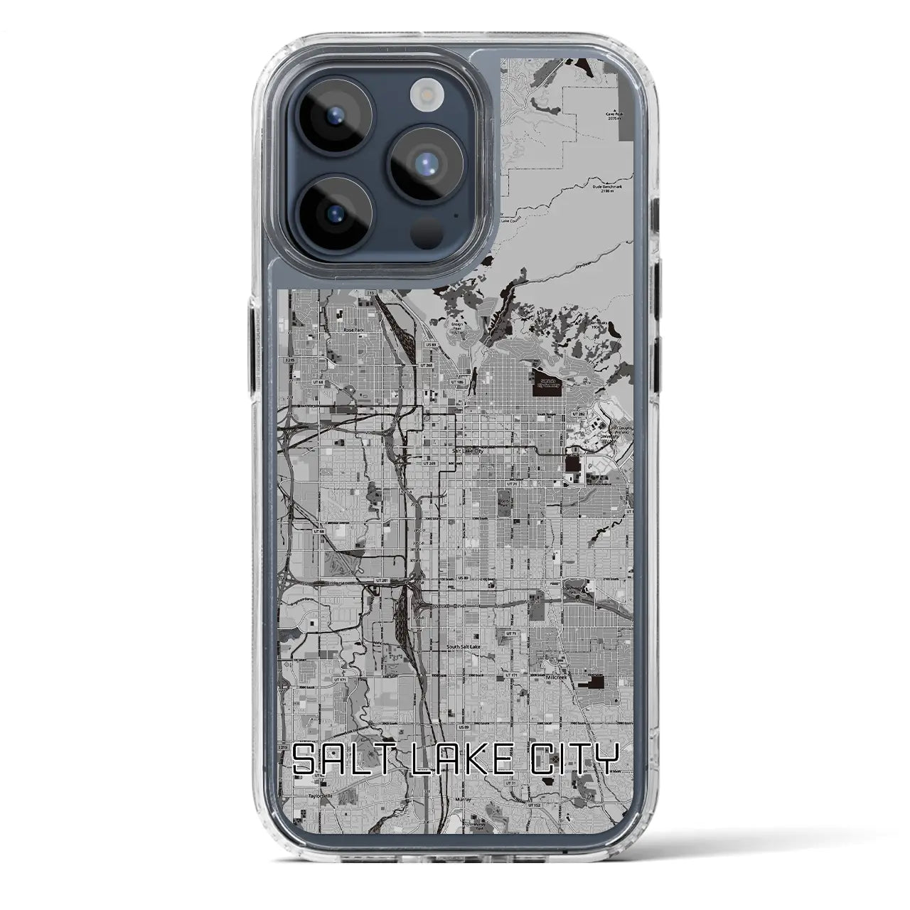 【ソルトレイクシティ(アメリカ)】地図柄iPhoneケース(MagSafeタイプ)