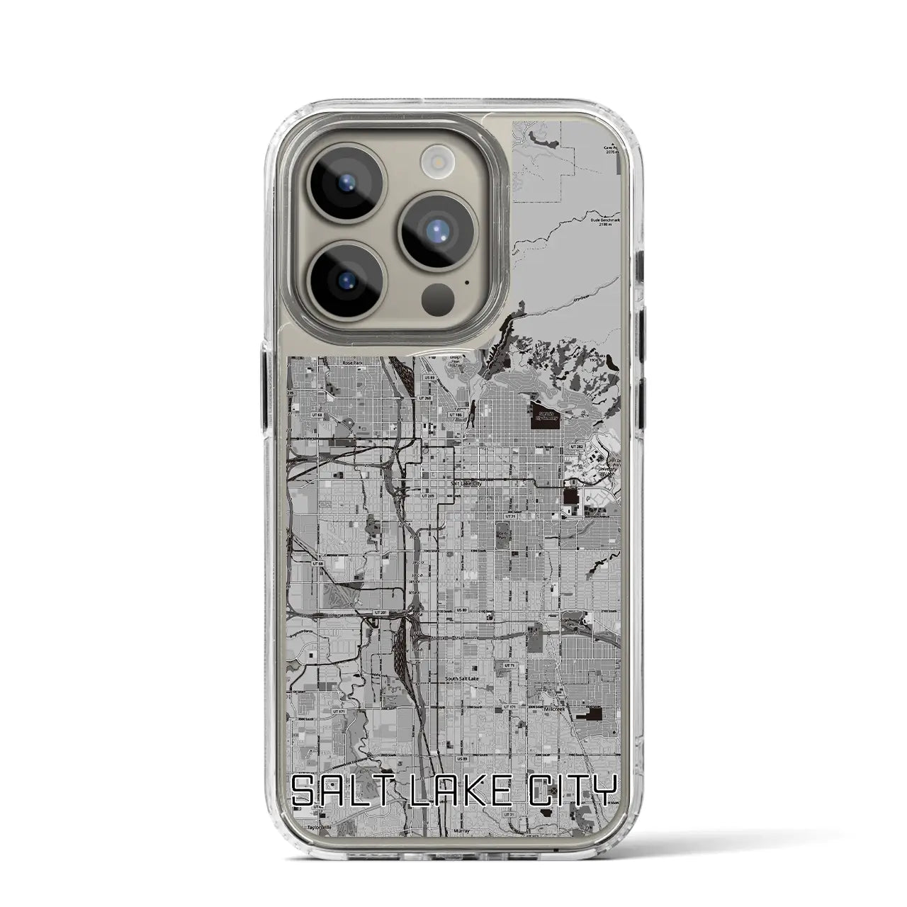 【ソルトレイクシティ(アメリカ)】地図柄iPhoneケース(MagSafeタイプ)
