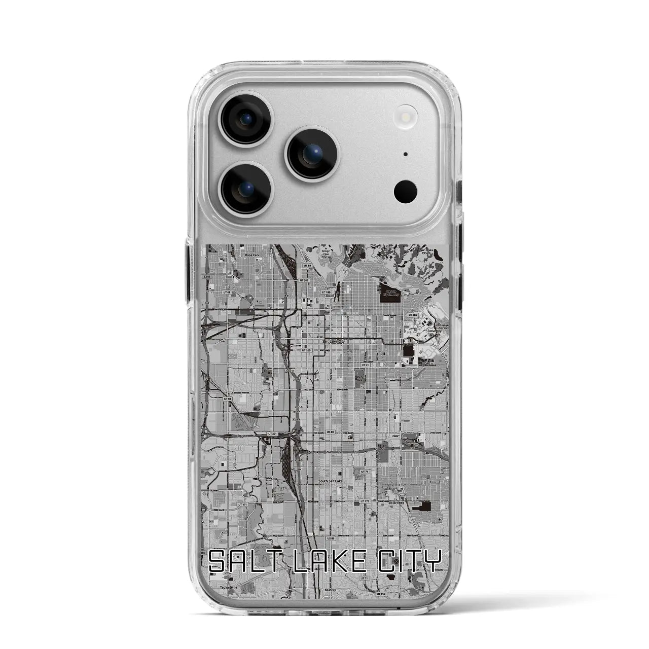 【ソルトレイクシティ(アメリカ)】地図柄iPhoneケース(MagSafeタイプ)