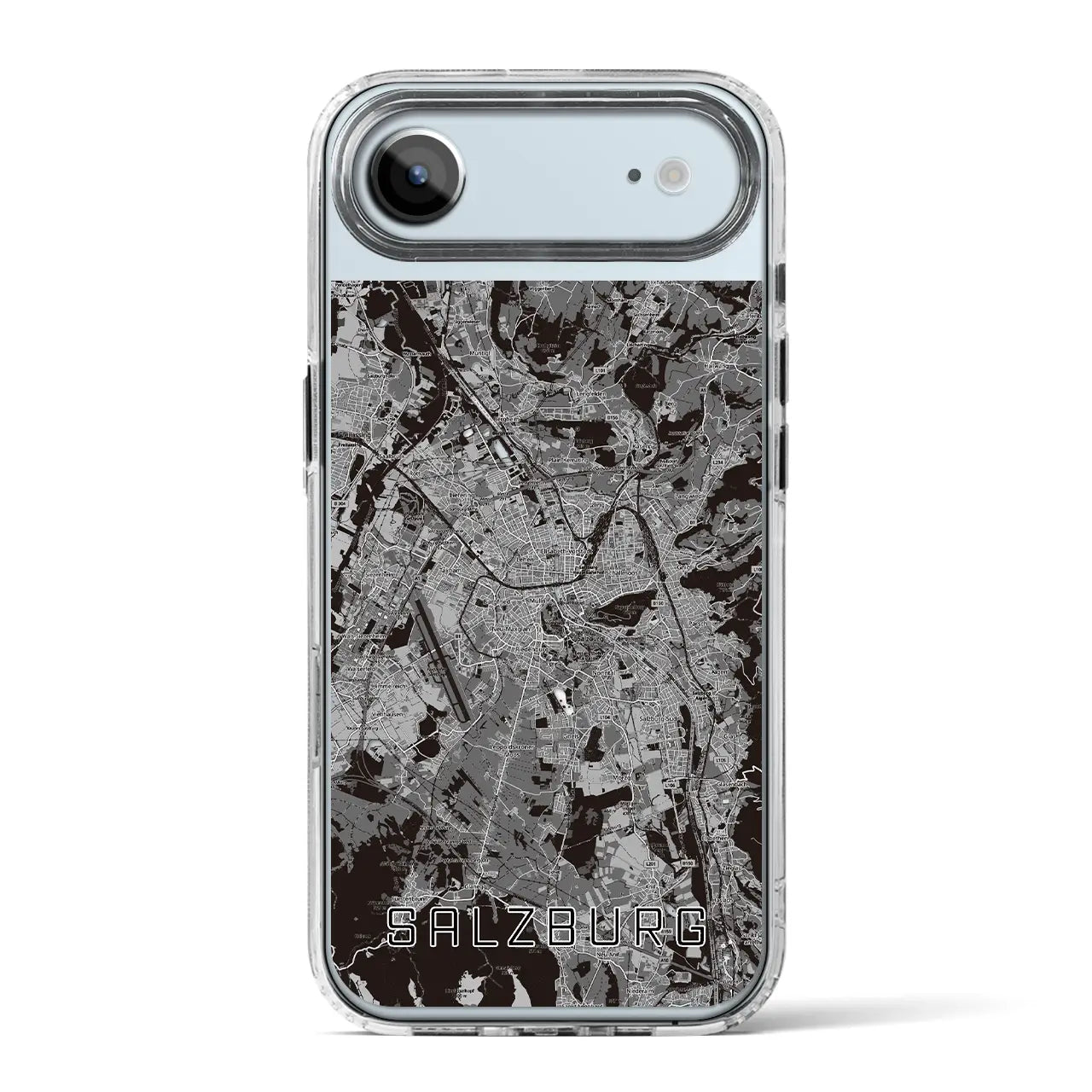 【ザルツブルク(オーストリア)】地図柄iPhoneケース(MagSafeタイプ)