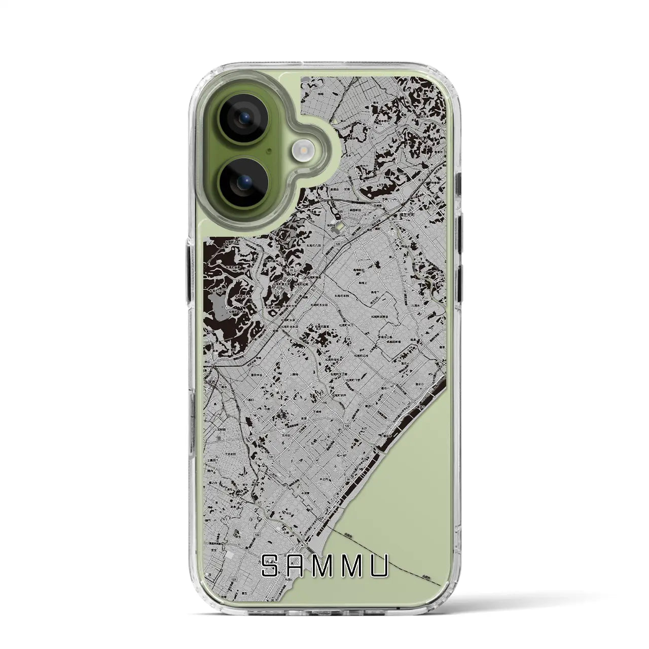 【山武(千葉県)】地図柄iPhoneケース(MagSafeタイプ)