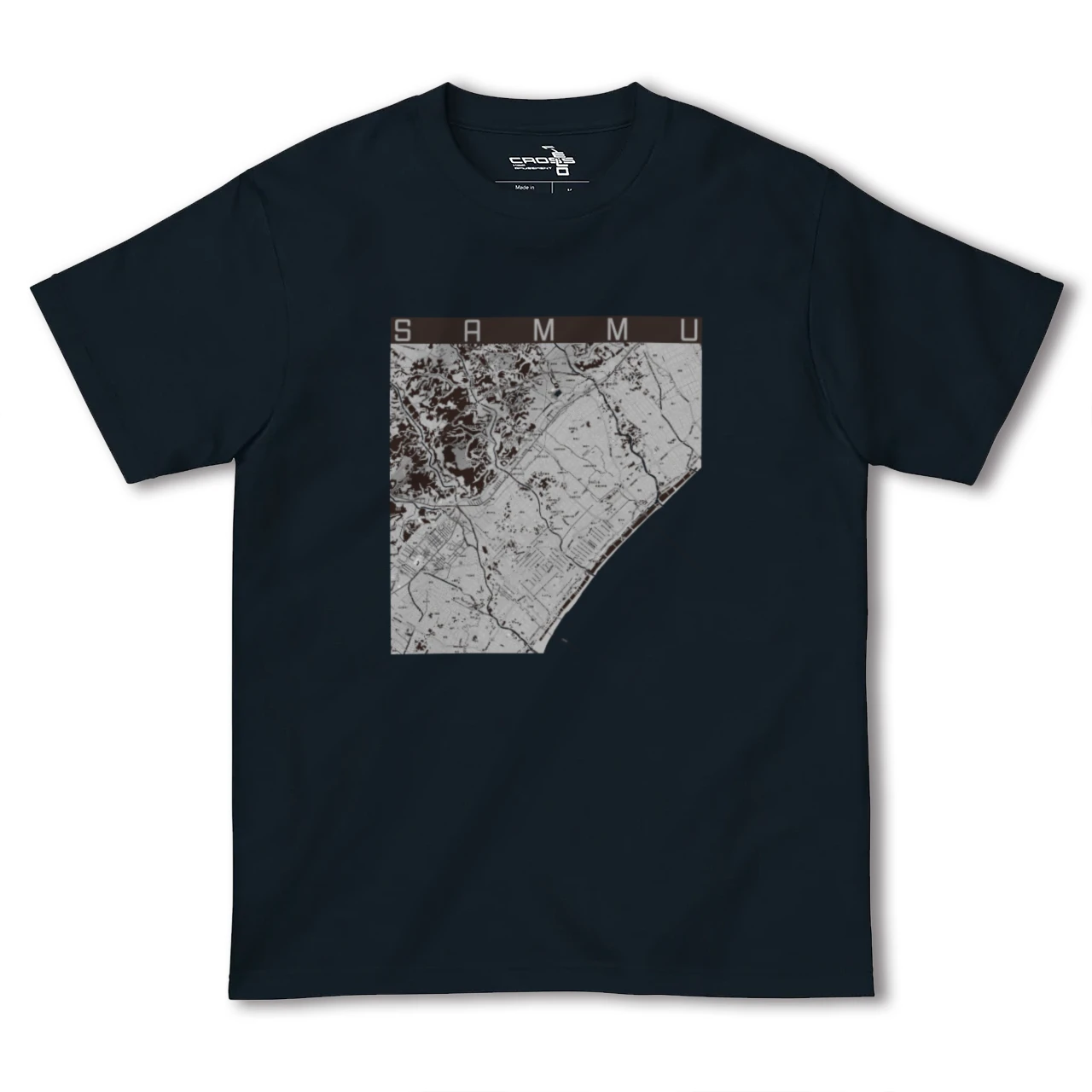 【山武(千葉県)】地図柄ヘビーウェイトTシャツ
