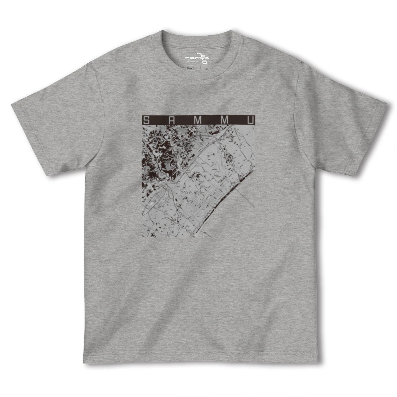 【山武(千葉県)】地図柄ヘビーウェイトTシャツ