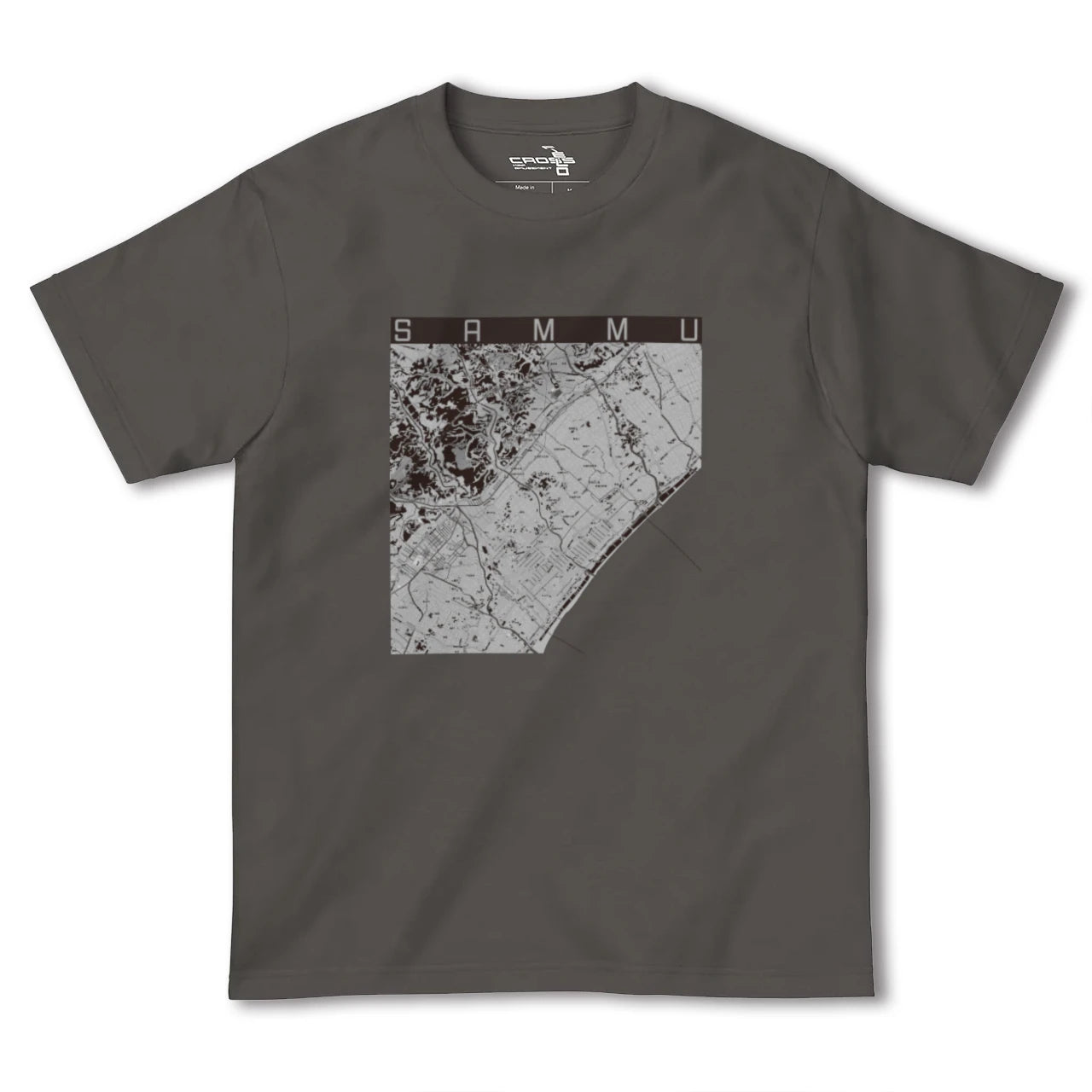 【山武(千葉県)】地図柄ヘビーウェイトTシャツ