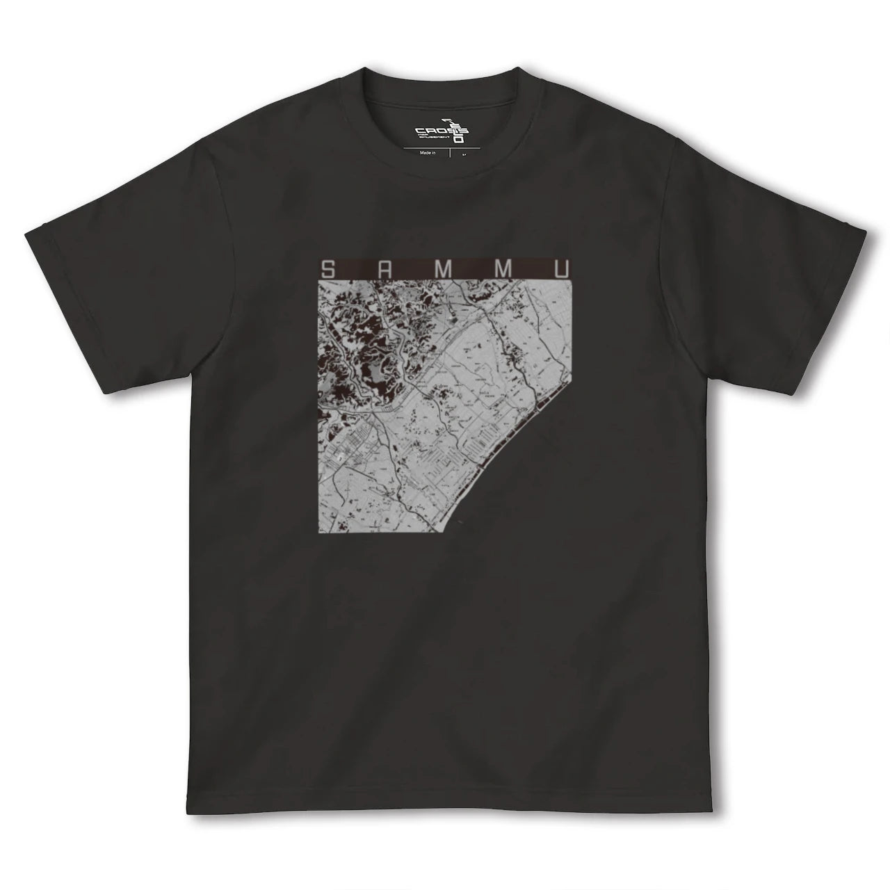 【山武(千葉県)】地図柄ヘビーウェイトTシャツ