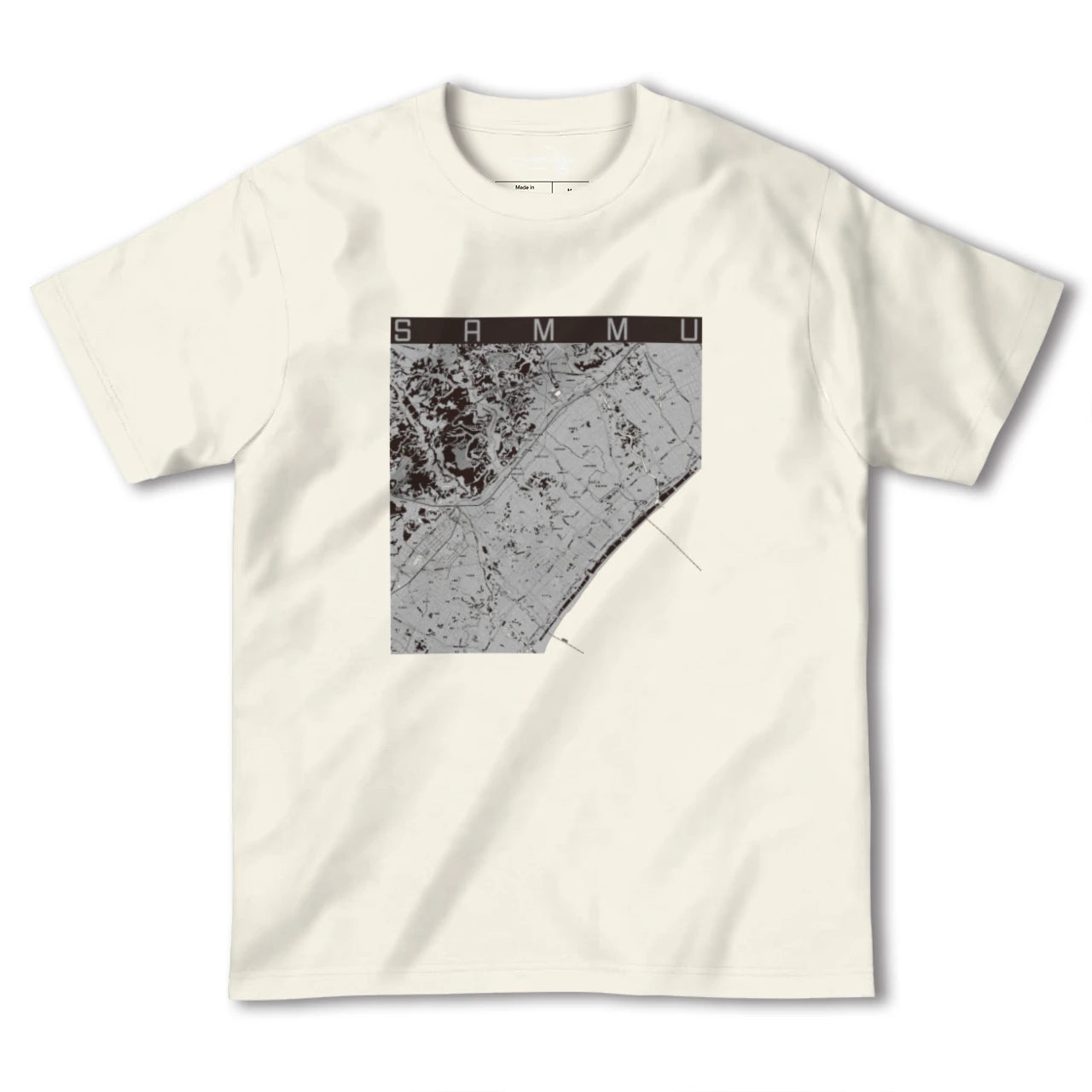 【山武(千葉県)】地図柄ヘビーウェイトTシャツ