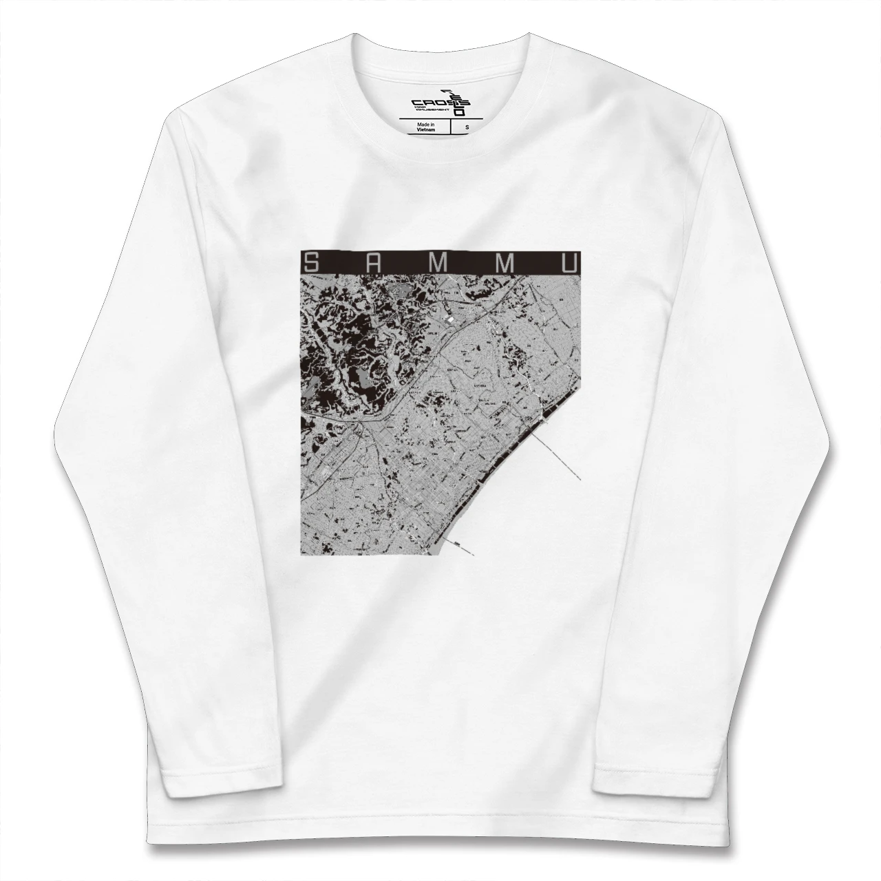 【山武(千葉県)】地図柄ロングスリーブTシャツ