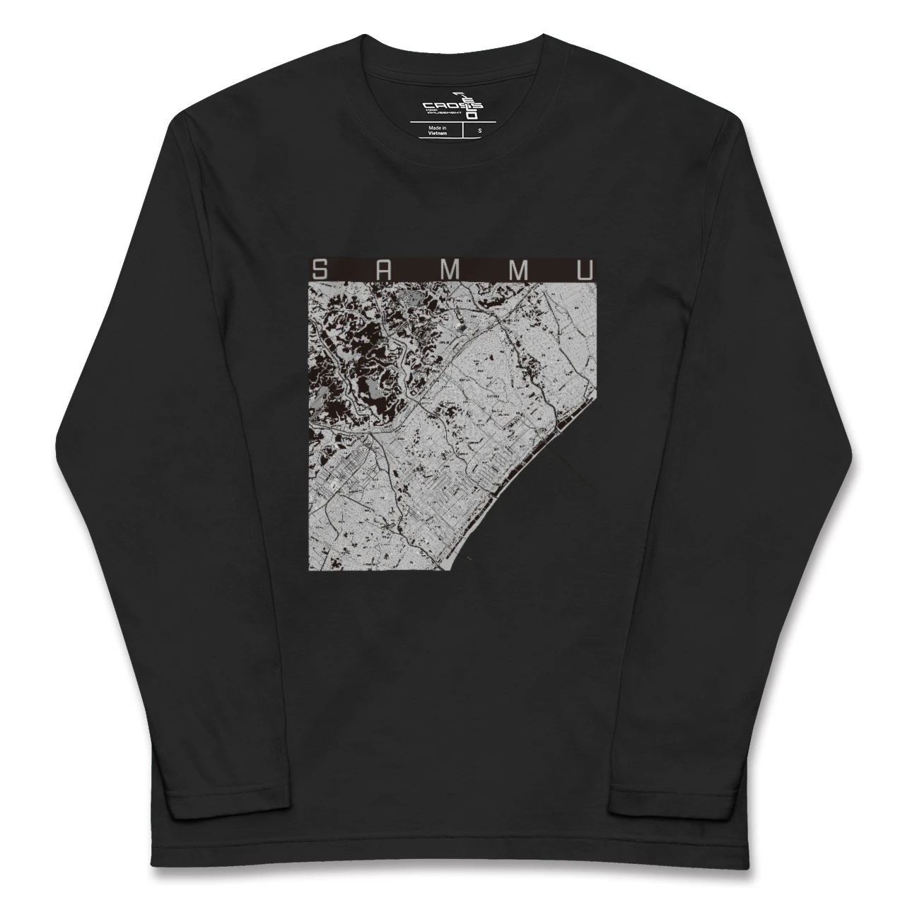 【山武(千葉県)】地図柄ロングスリーブTシャツ