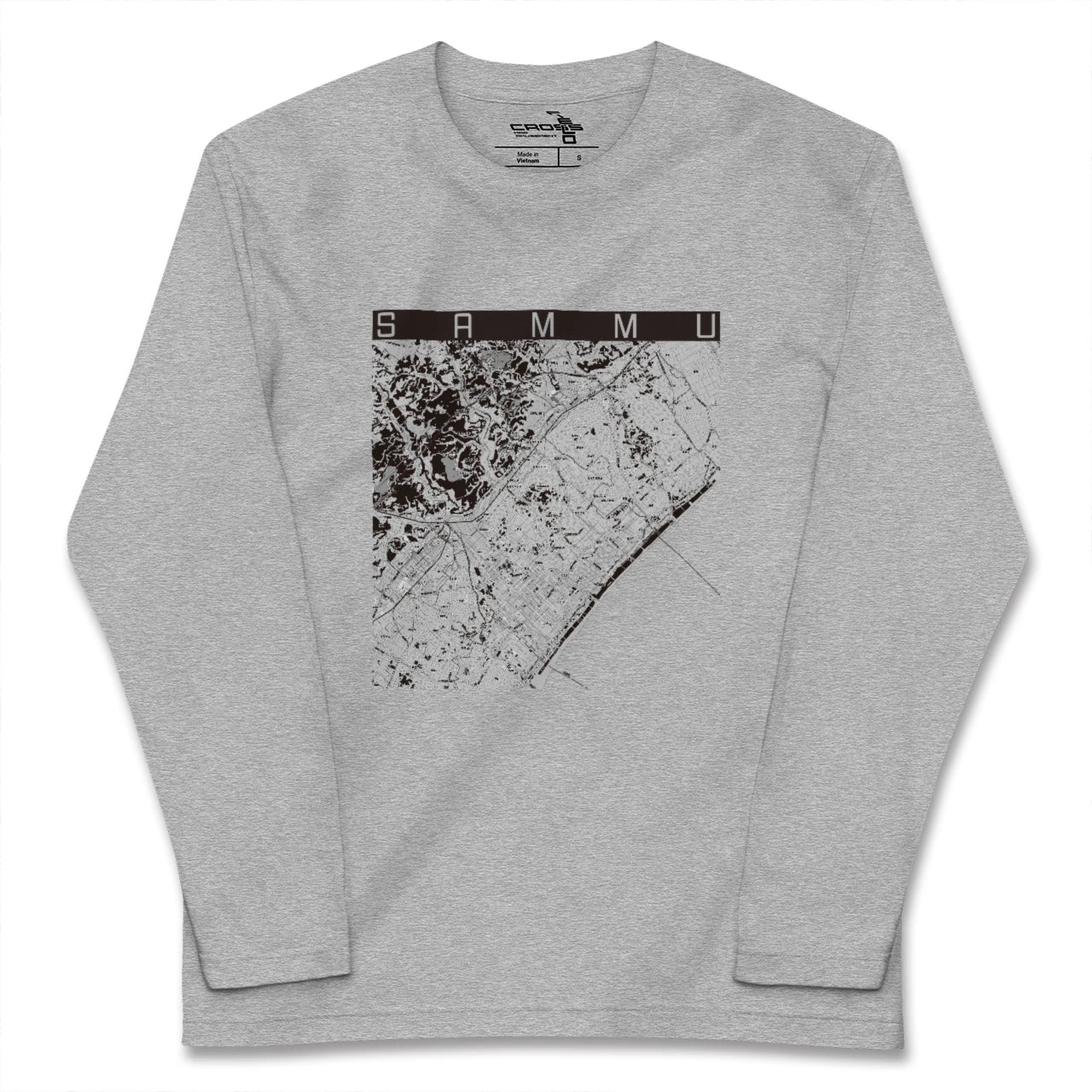 【山武(千葉県)】地図柄ロングスリーブTシャツ