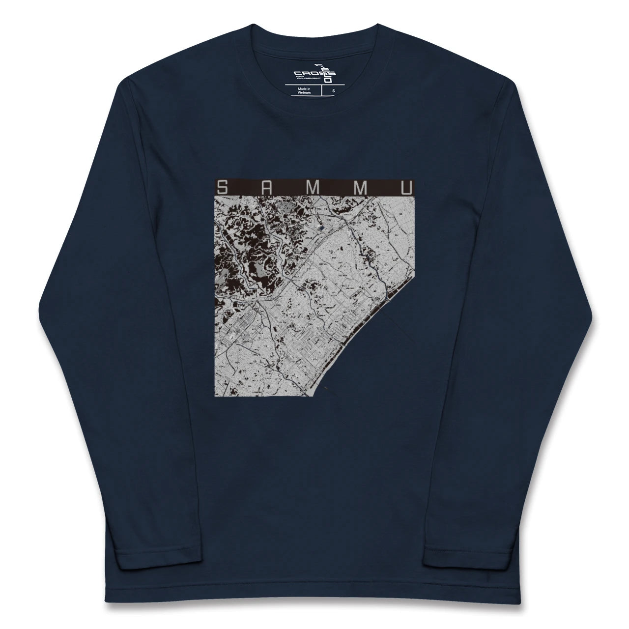 【山武(千葉県)】地図柄ロングスリーブTシャツ