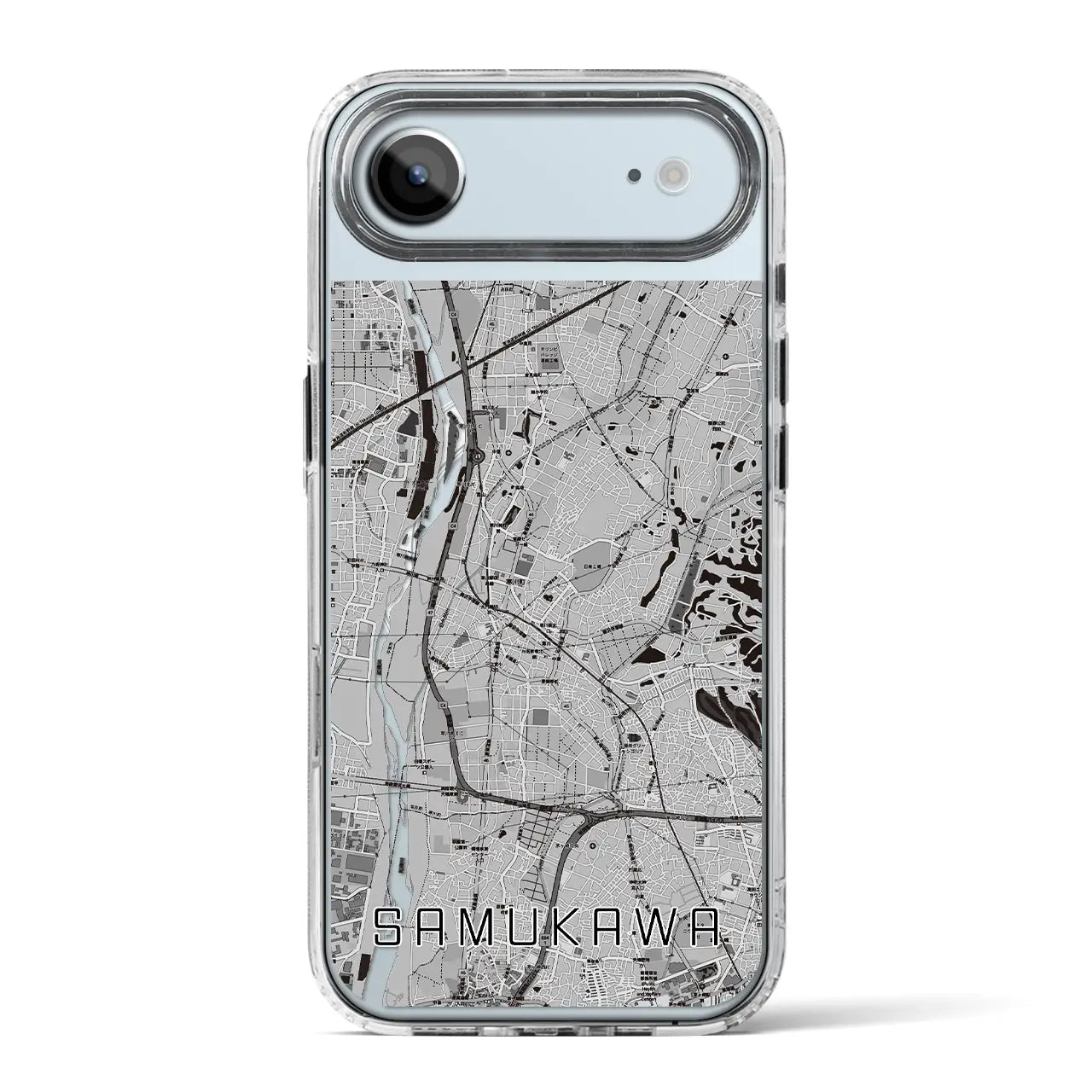 【寒川(神奈川県)】地図柄iPhoneケース(MagSafeタイプ)