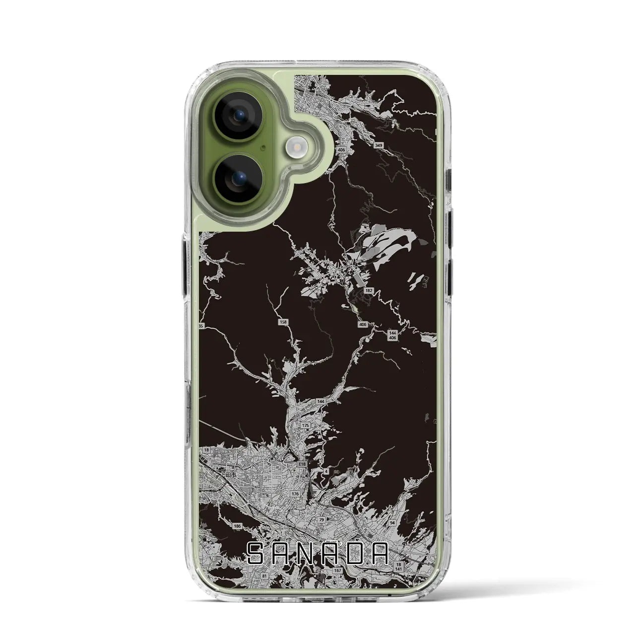 【真田(長野県)】地図柄iPhoneケース(MagSafeタイプ)