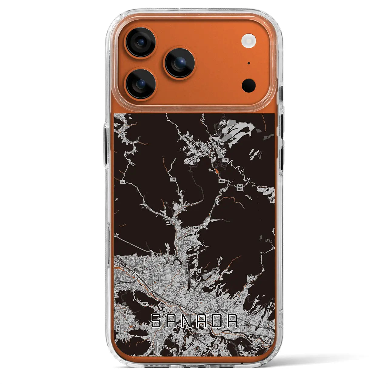 【真田(長野県)】地図柄iPhoneケース(MagSafeタイプ)