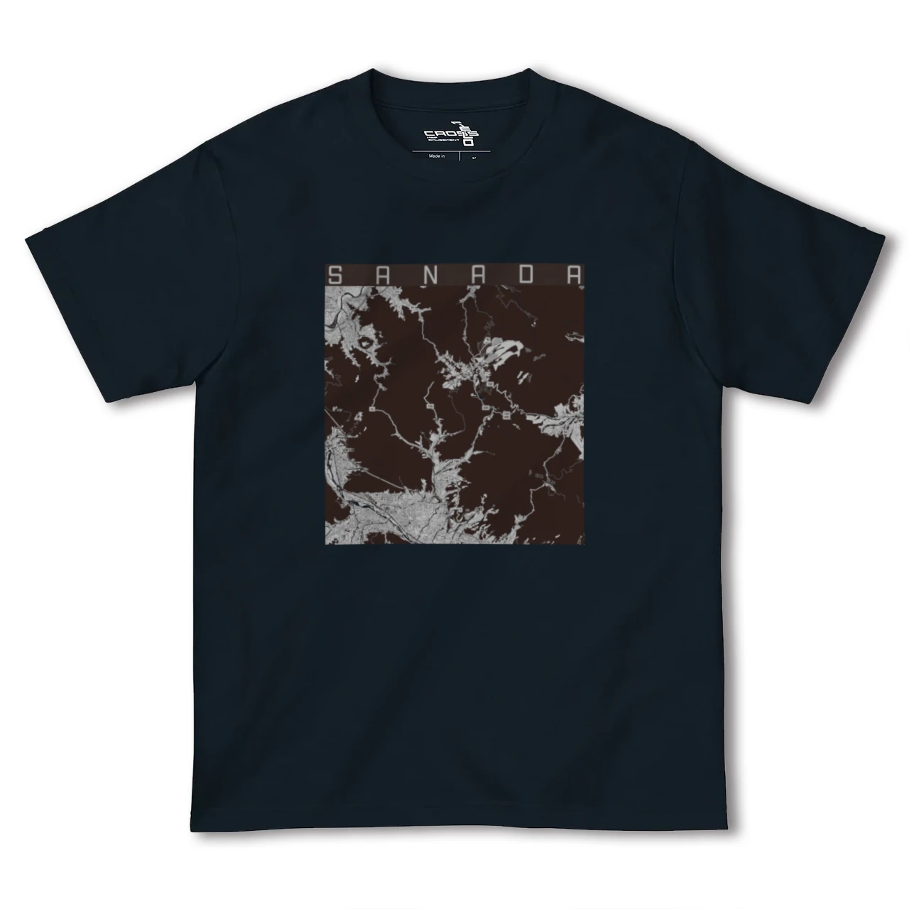 【真田(長野県)】地図柄ヘビーウェイトTシャツ