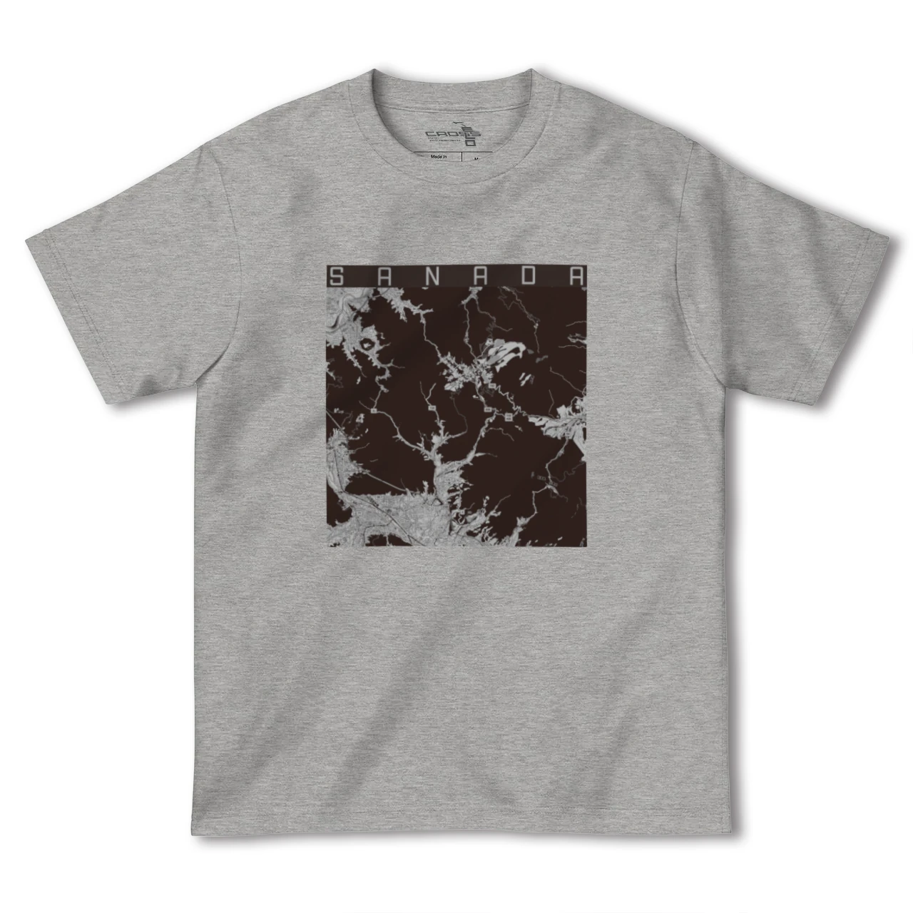 【真田(長野県)】地図柄ヘビーウェイトTシャツ