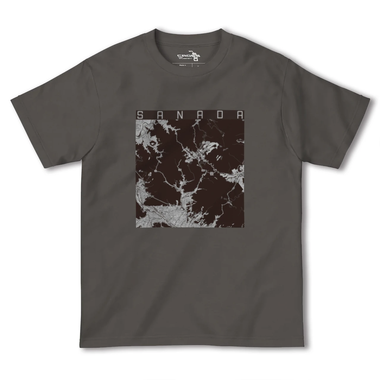 【真田(長野県)】地図柄ヘビーウェイトTシャツ