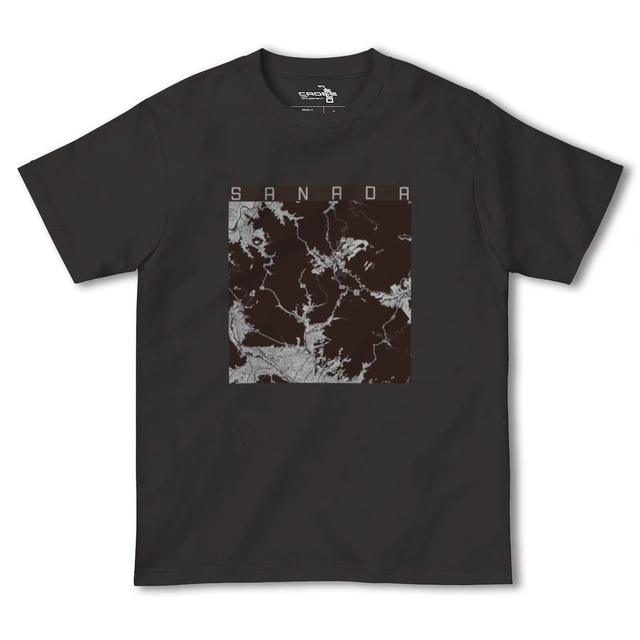 【真田(長野県)】地図柄ヘビーウェイトTシャツ
