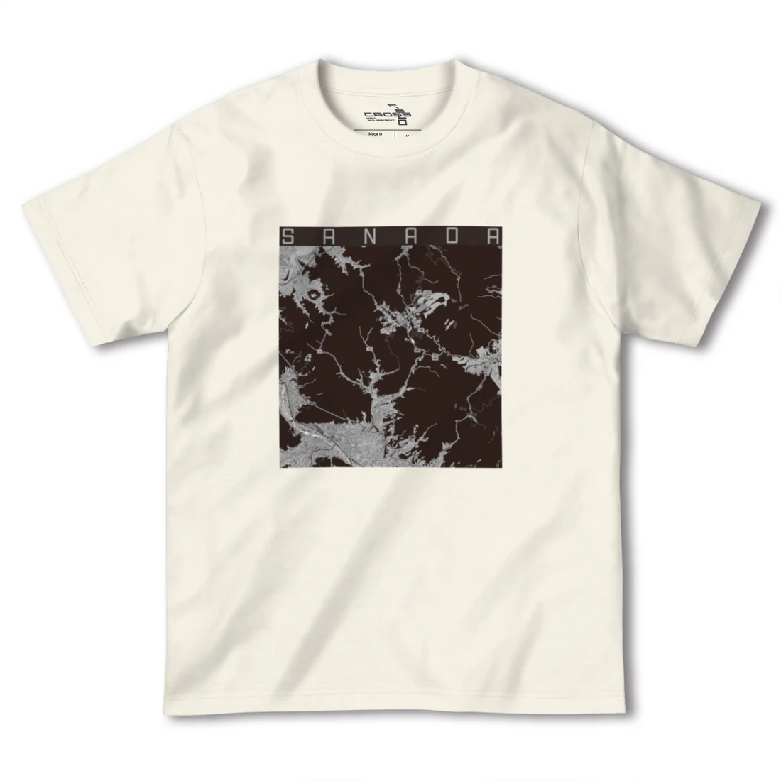 【真田(長野県)】地図柄ヘビーウェイトTシャツ