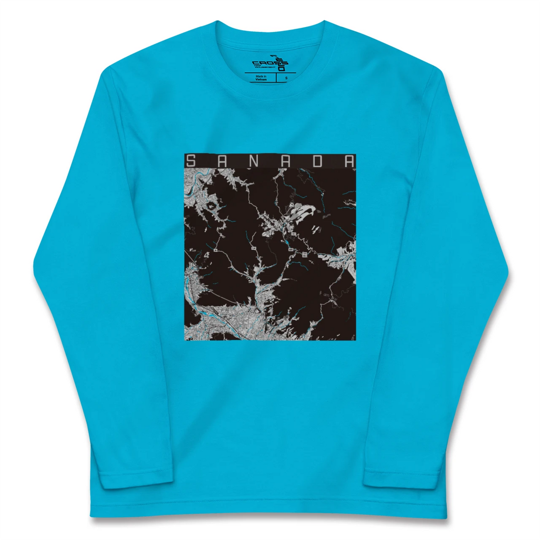 【真田(長野県)】地図柄ロングスリーブTシャツ