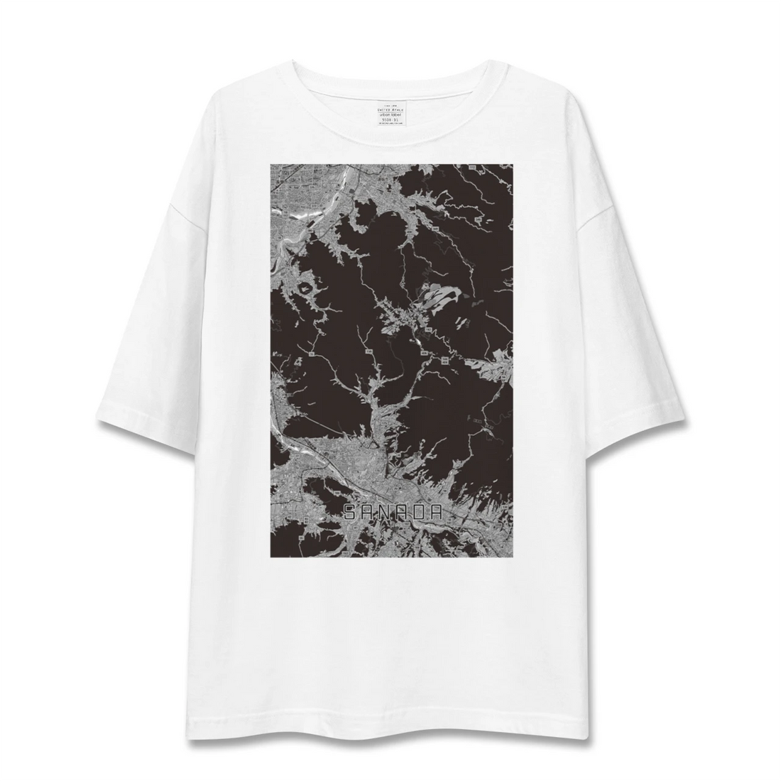 【真田(長野県)】地図柄ビッグシルエットTシャツ