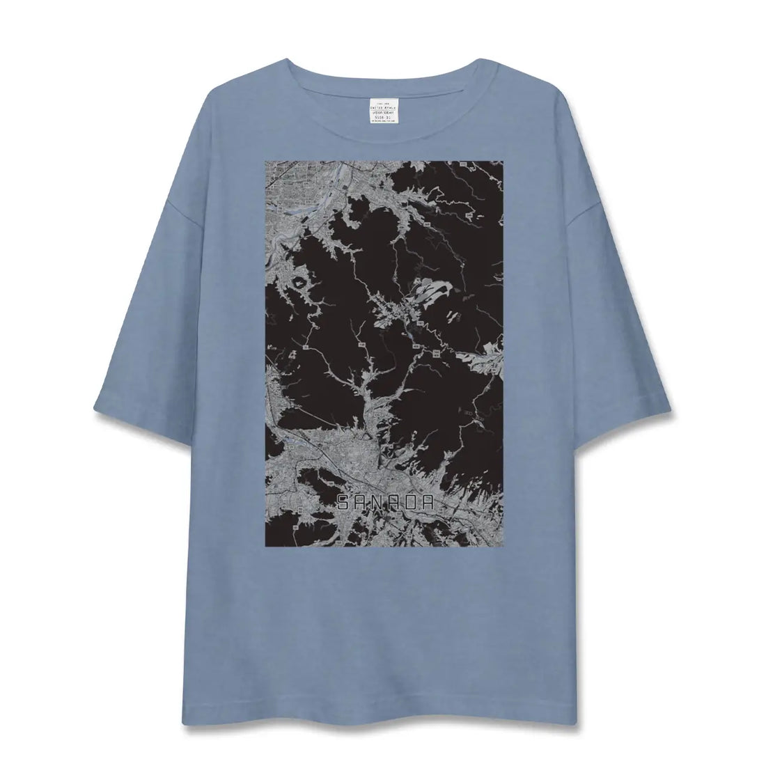 【真田(長野県)】地図柄ビッグシルエットTシャツ
