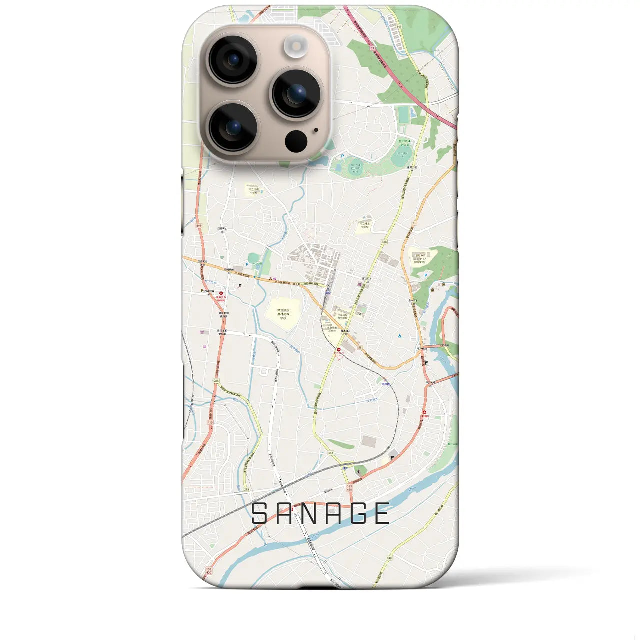 【猿投(愛知県)】地図柄iPhoneケース(バックカバータイプ)