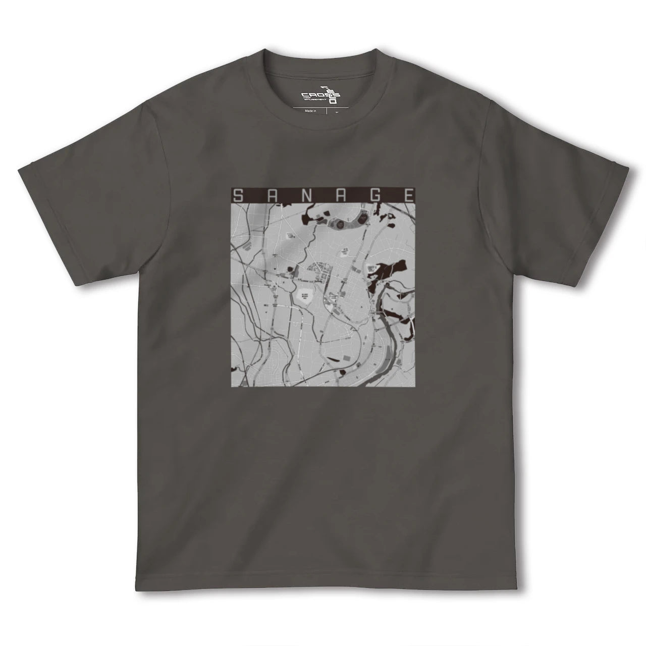 【猿投(愛知県)】地図柄ヘビーウェイトTシャツ