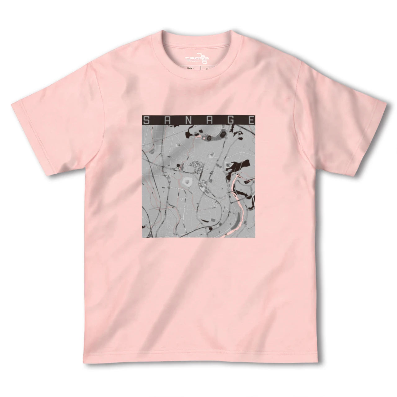 【猿投(愛知県)】地図柄ヘビーウェイトTシャツ