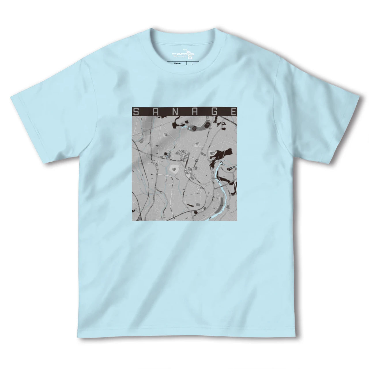 【猿投(愛知県)】地図柄ヘビーウェイトTシャツ